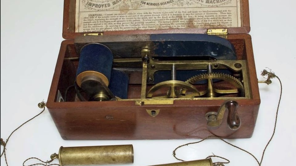 Magneto-electric Shock Machine – BACK IN TIME ANTIQUE PROPS CHALLENGE