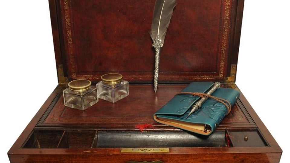 Writing Slope – BACK IN TIME ANTIQUE PROPS CHALLENGE