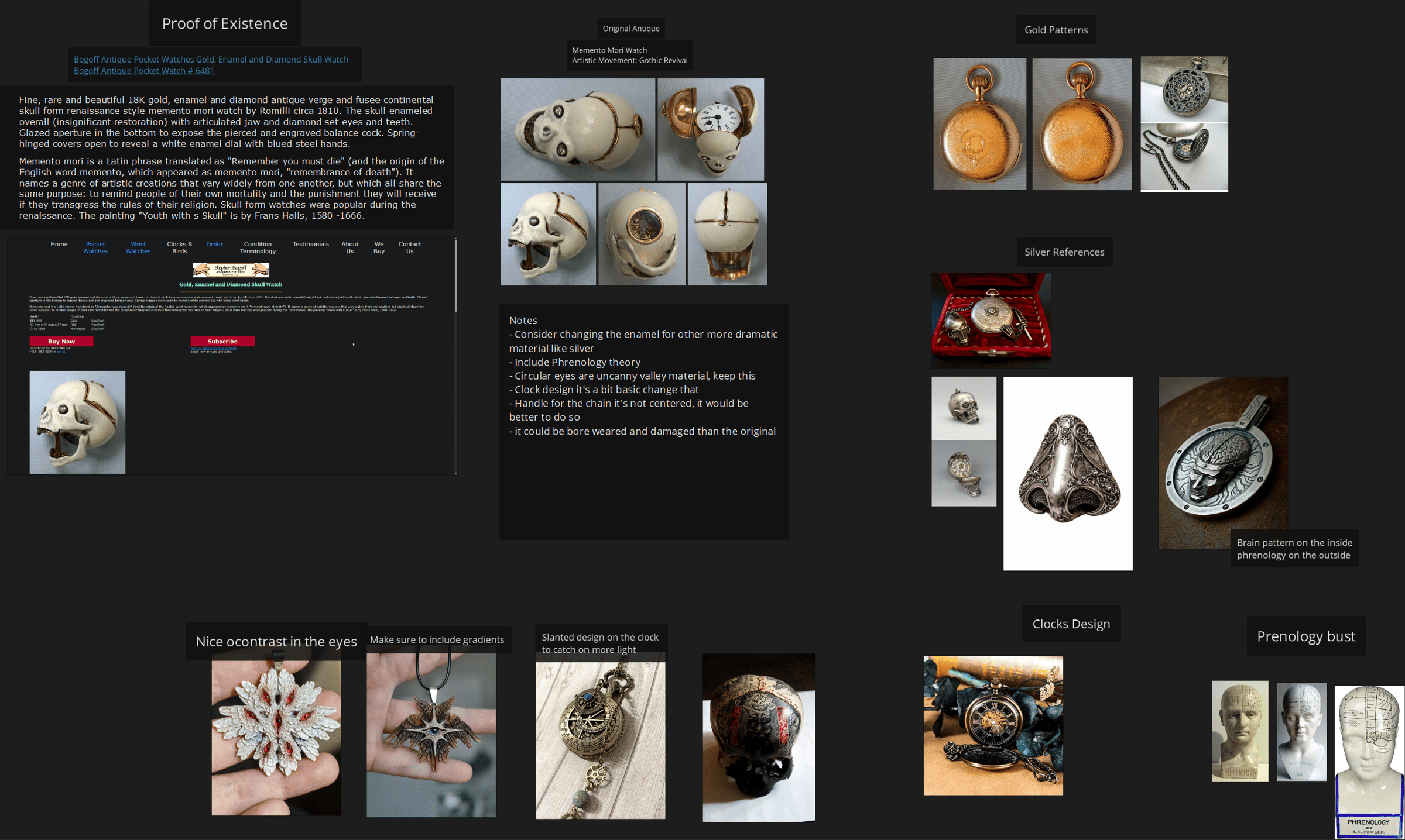 Memento Mori Pocket Watch – BACK IN TIME ANTIQUE PROPS CHALLENGE by Pedro Marin – Update #1