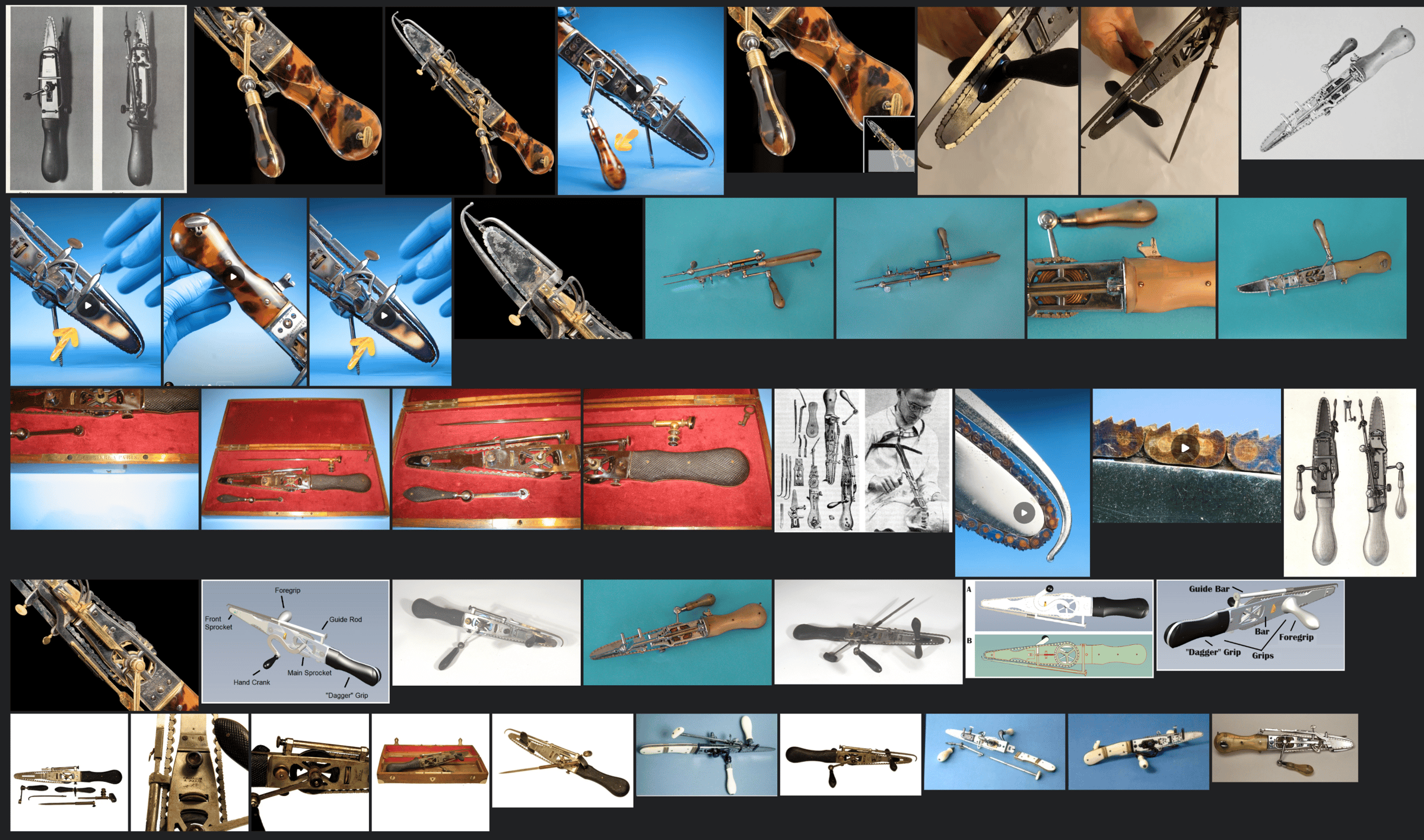 BoneSaw - Chain Osteotome – BACK IN TIME ANTIQUE PROPS CHALLENGE by sugarNuts – Update #1