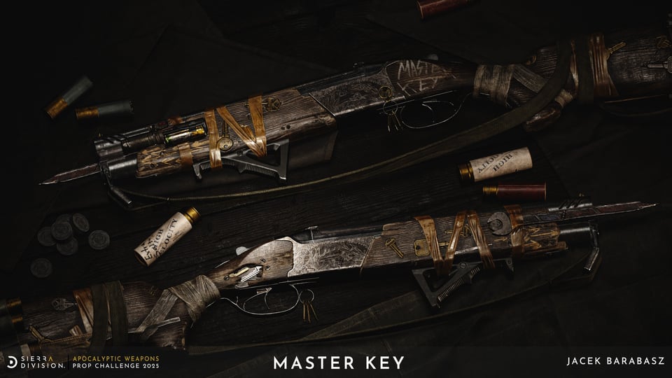 Apocalyptic Weapon Challenge: Master Key - Jacek Barabasz – APOCALYPTIC WEAPONS: 3D PROP CHALLENGE