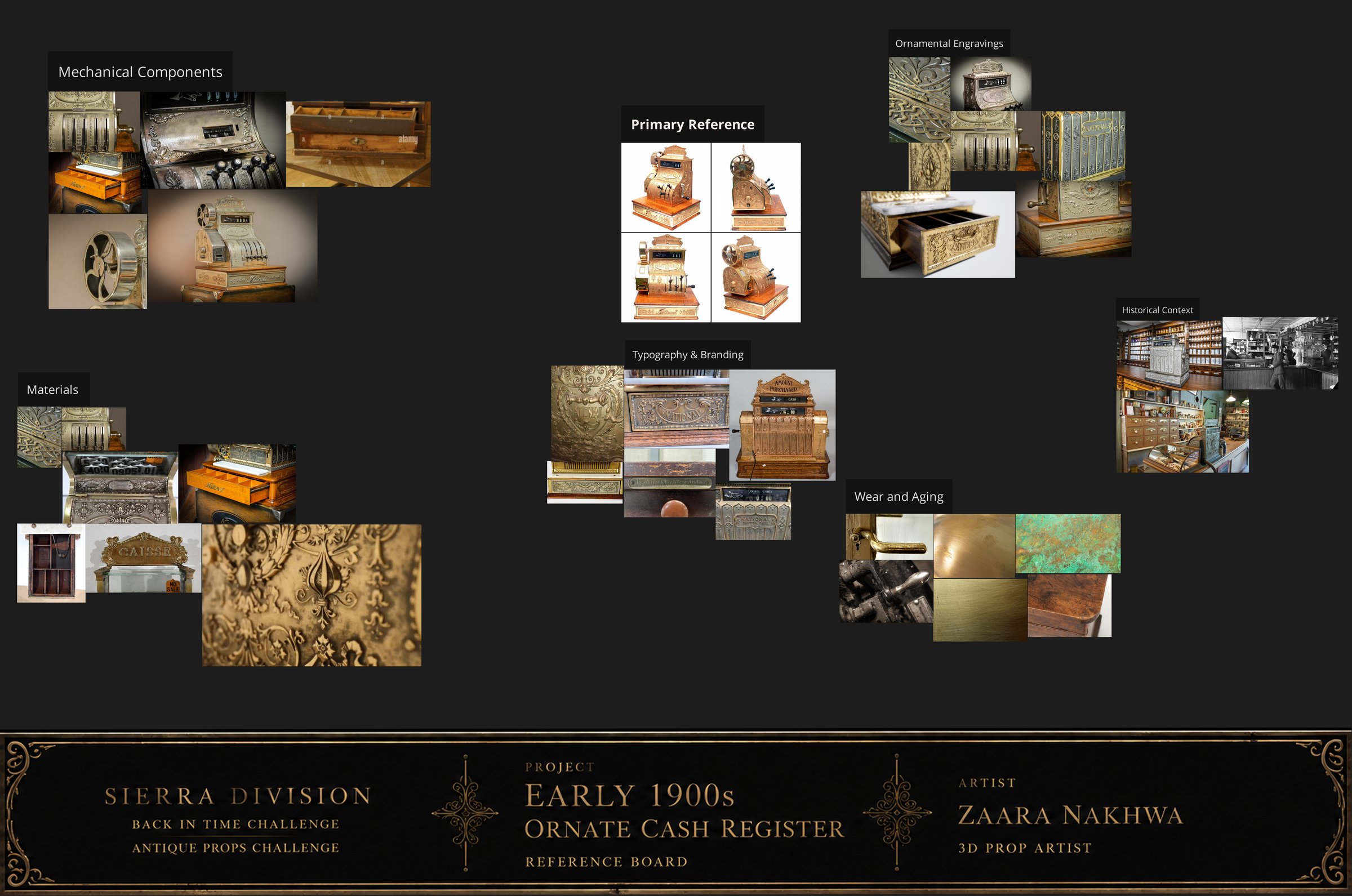 Early 1900s Ornate Cash Register – BACK IN TIME ANTIQUE PROPS CHALLENGE by Zazzle_123 – Update #2