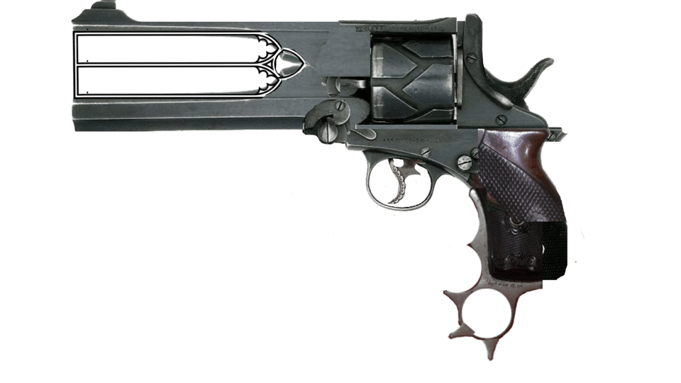 Gothic Auto Revolver – BACK IN TIME ANTIQUE PROPS CHALLENGE