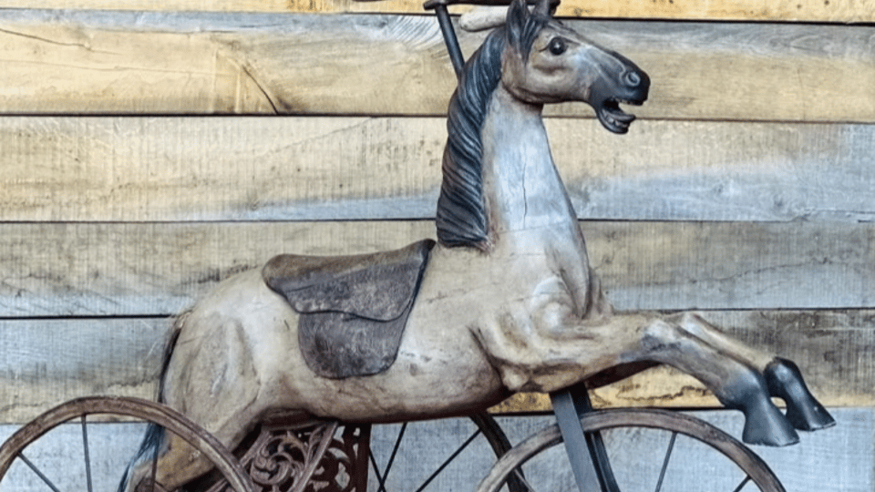 1870s Horse Tricycle – BACK IN TIME ANTIQUE PROPS CHALLENGE