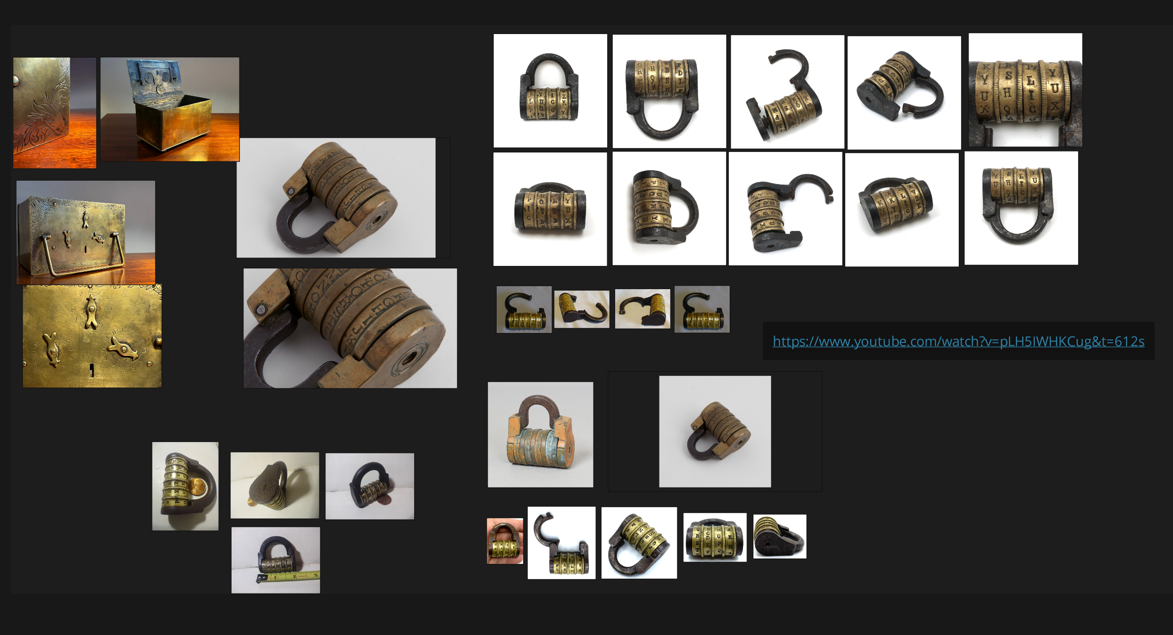19th Century Combination Lock – BACK IN TIME ANTIQUE PROPS CHALLENGE by Isengard – Update #1
