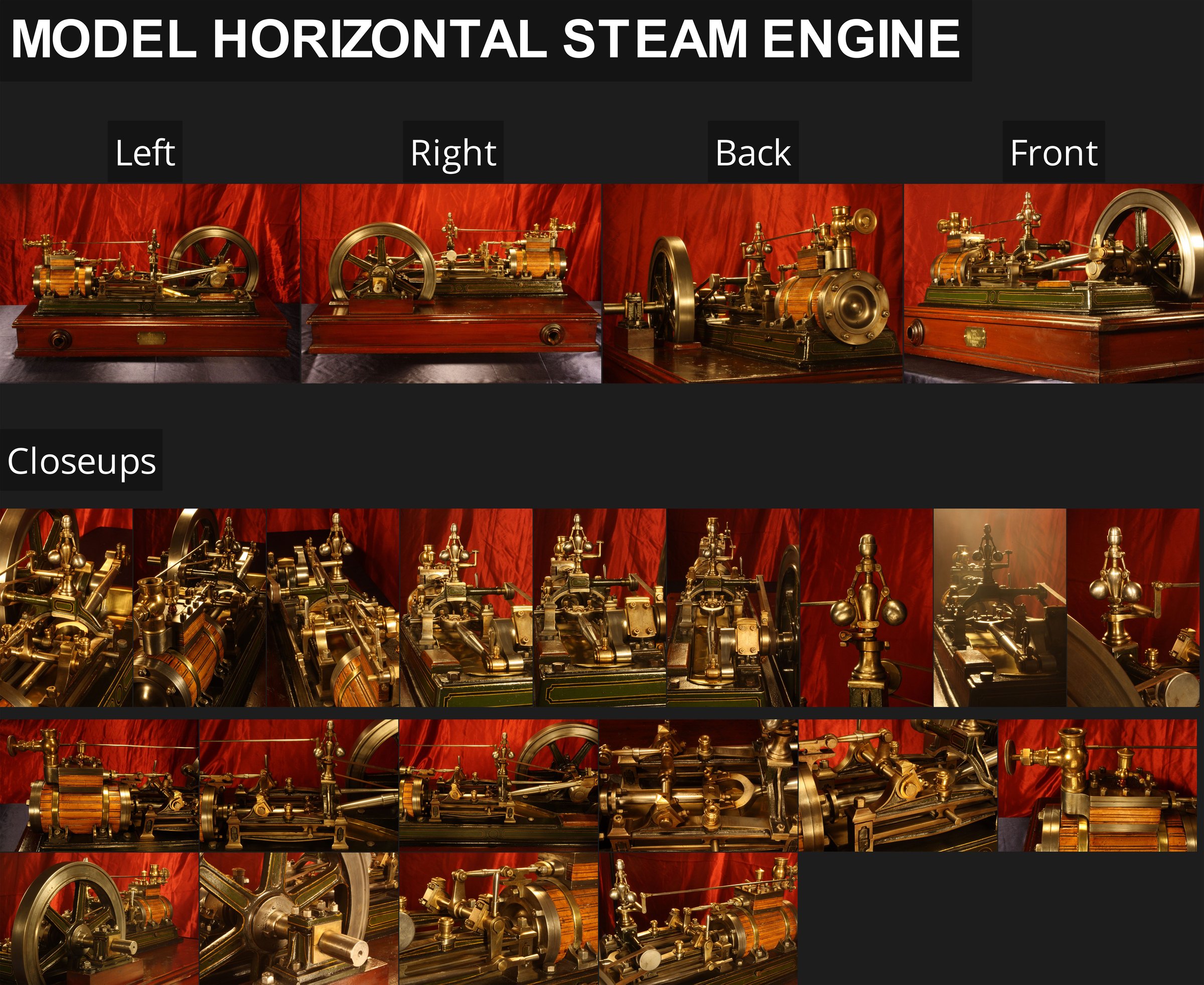 Model Horizontal Steam Engine – BACK IN TIME ANTIQUE PROPS CHALLENGE by Đức Minh – Update #1