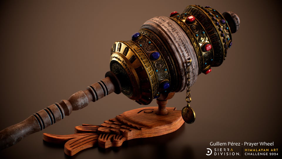 Himalayan Treasures: Mantra Prayer Wheel - Guillem Pérez