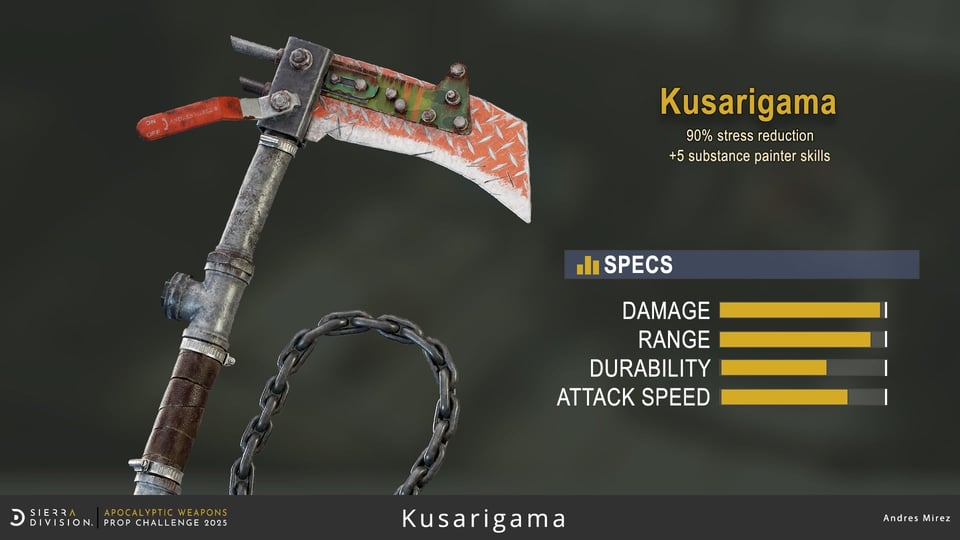 Apocalyptic Weapons Challenge: Apocalyptic Kusarigama - Andrés Ramírez