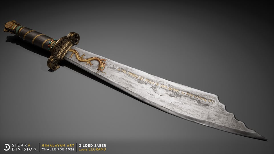 Himalayan Treasures: Gilded Saber - Loeiz Legrand – HIMALAYAN TREASURES: 3D PROP CHALLENGE