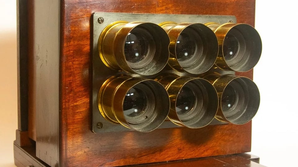 Victorian Six-Lens Sliding Box Wet Plate – BACK IN TIME ANTIQUE PROPS CHALLENGE
