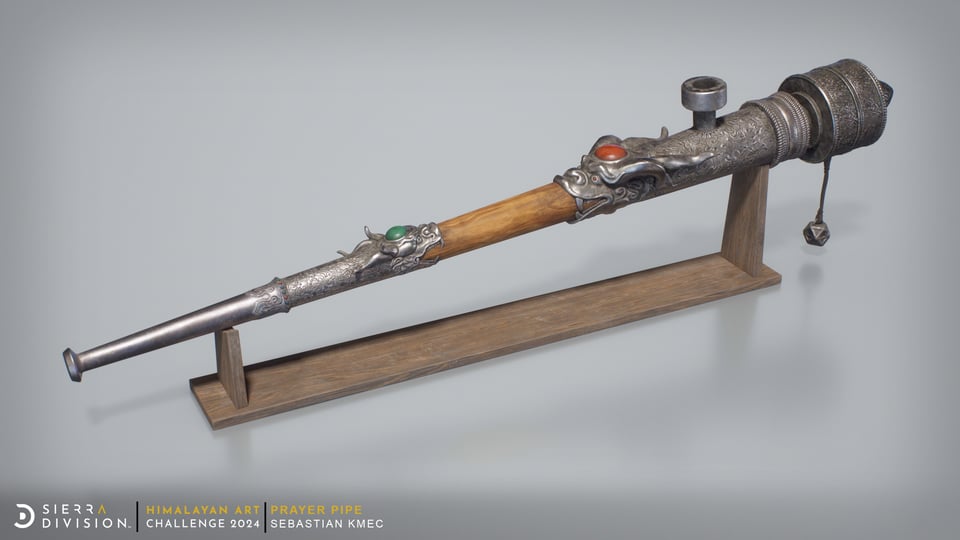 Himalayan Treasures: Prayer Pipe - Sebastian Kmec – HIMALAYAN TREASURES: 3D PROP CHALLENGE