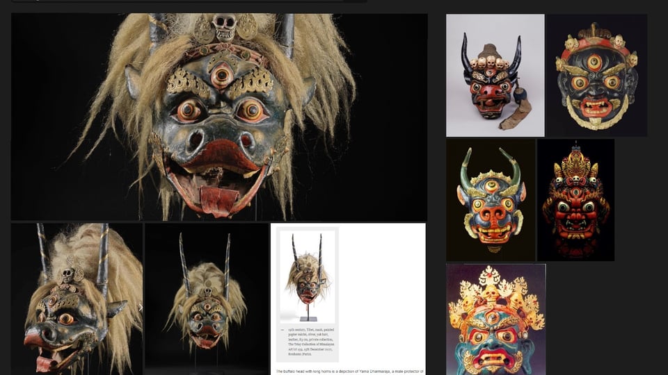 Himalayan Treasures: Yama Mask - Jasmijn Decuyper – HIMALAYAN TREASURES: 3D PROP CHALLENGE