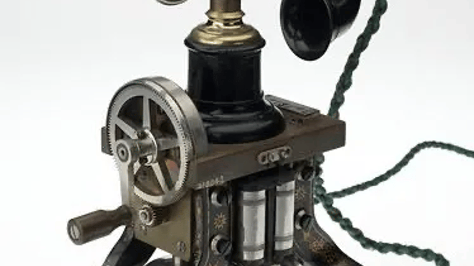 L.M. Ericsson Open Frame Magneto Telephone – BACK IN TIME ANTIQUE PROPS CHALLENGE
