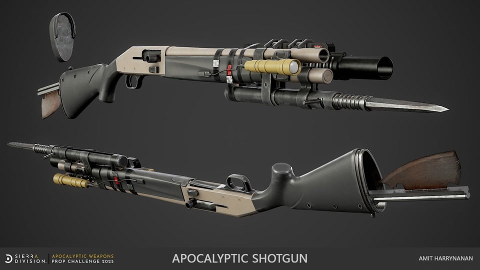 Apocalyptic Weapons Challenge: Apocalyptic Shotgun - Amit Harrynanan