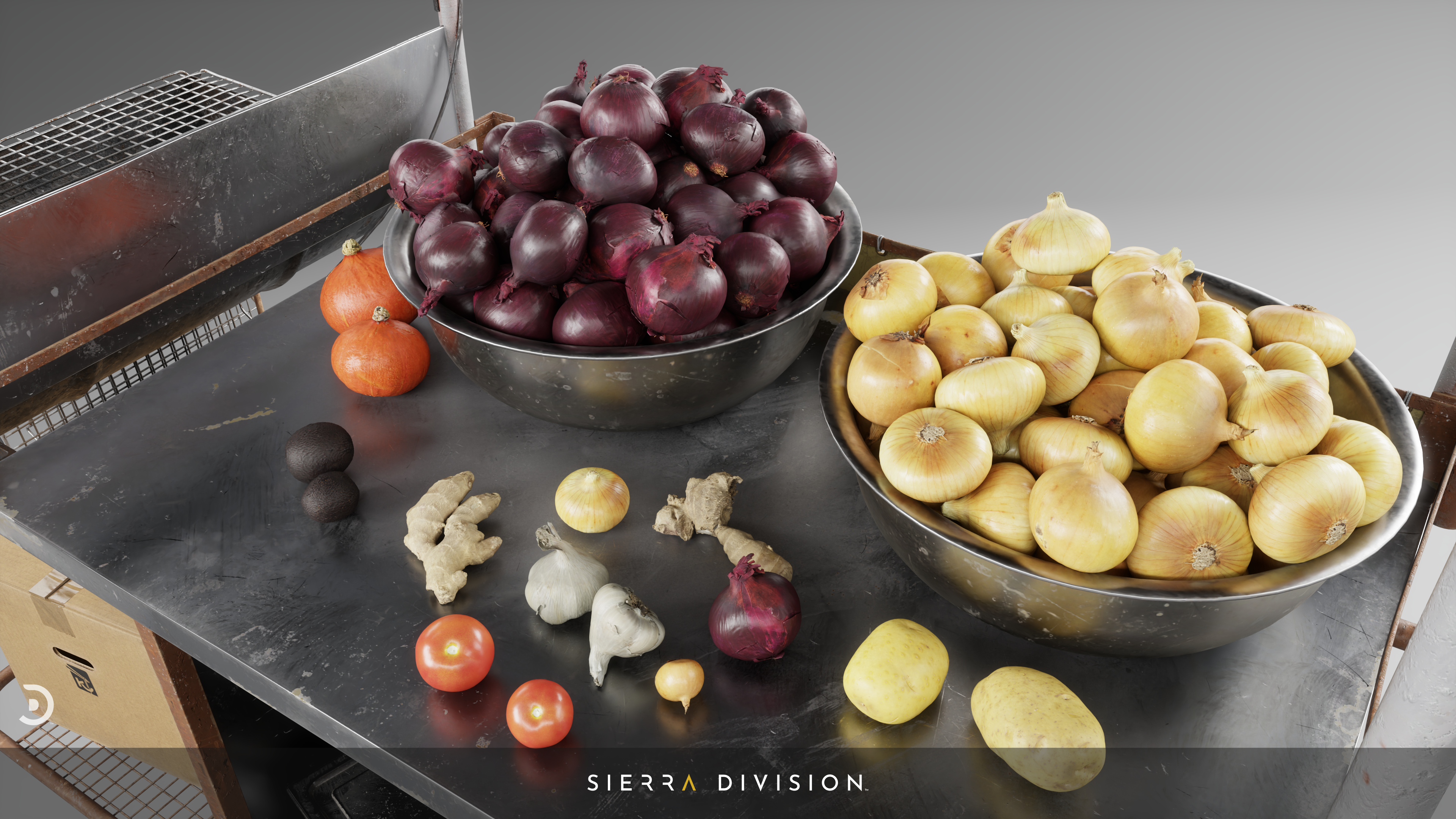 Realistic Vegetables and Fruits Pack