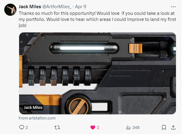 Portfolio Review on Twitter X