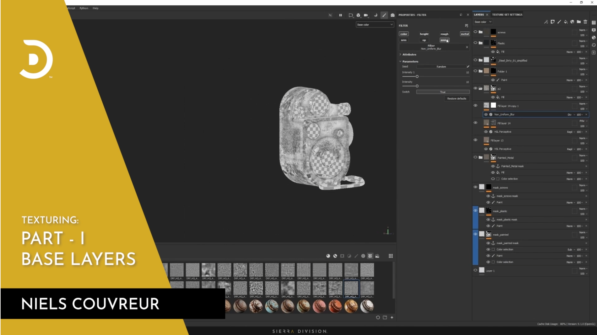 Tutorial 9: Baking and Texturing: Base Layers