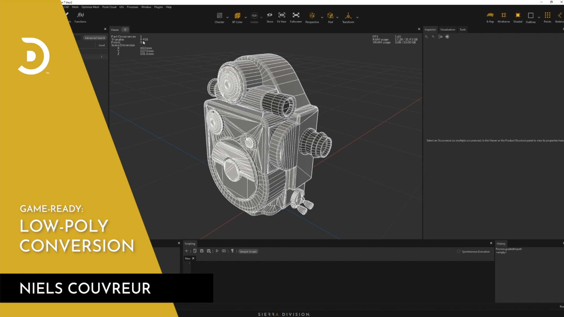 Tutorial 6: Game-Ready - Low Poly Conversion