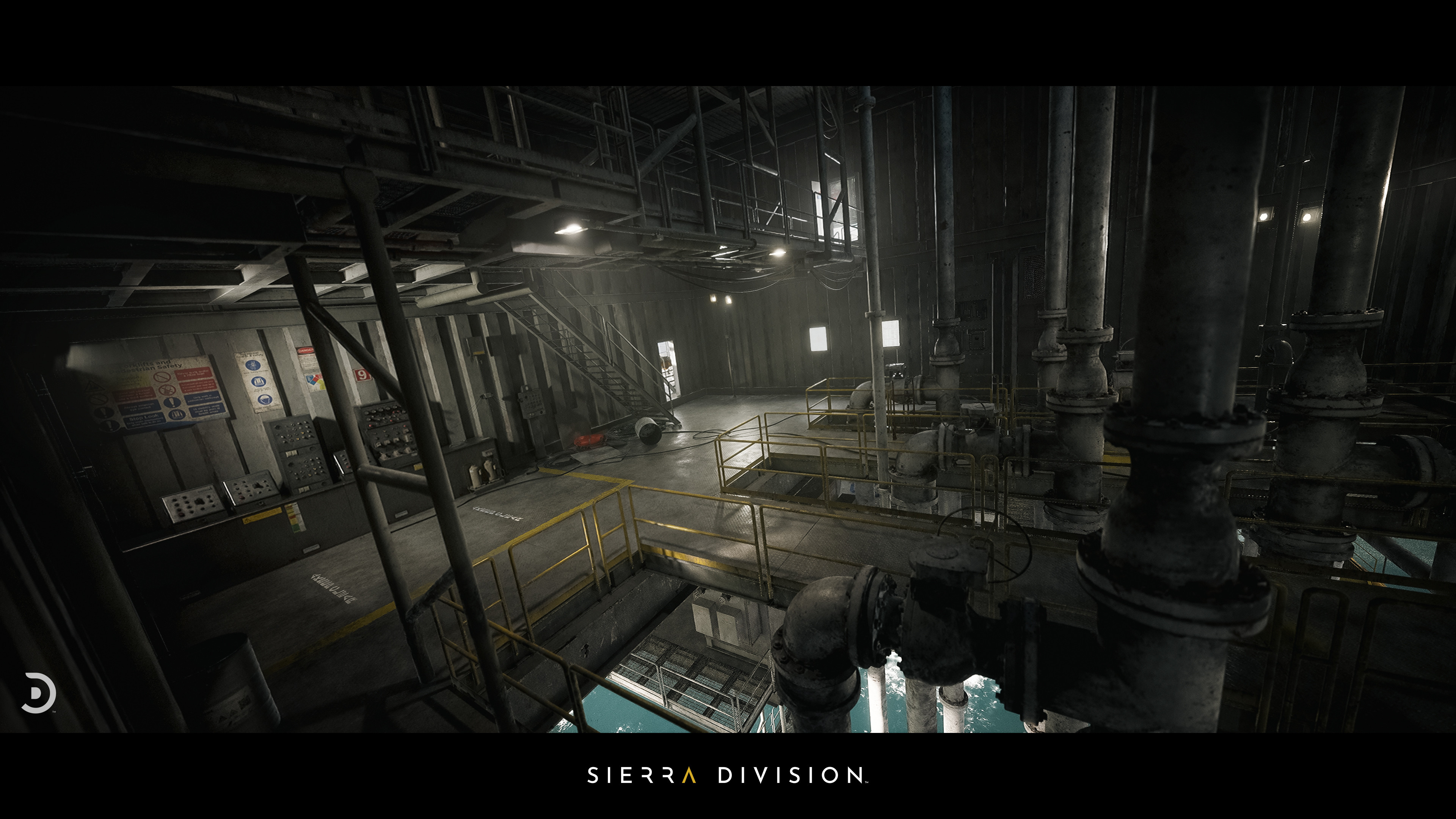 3D Oil Rig Interior