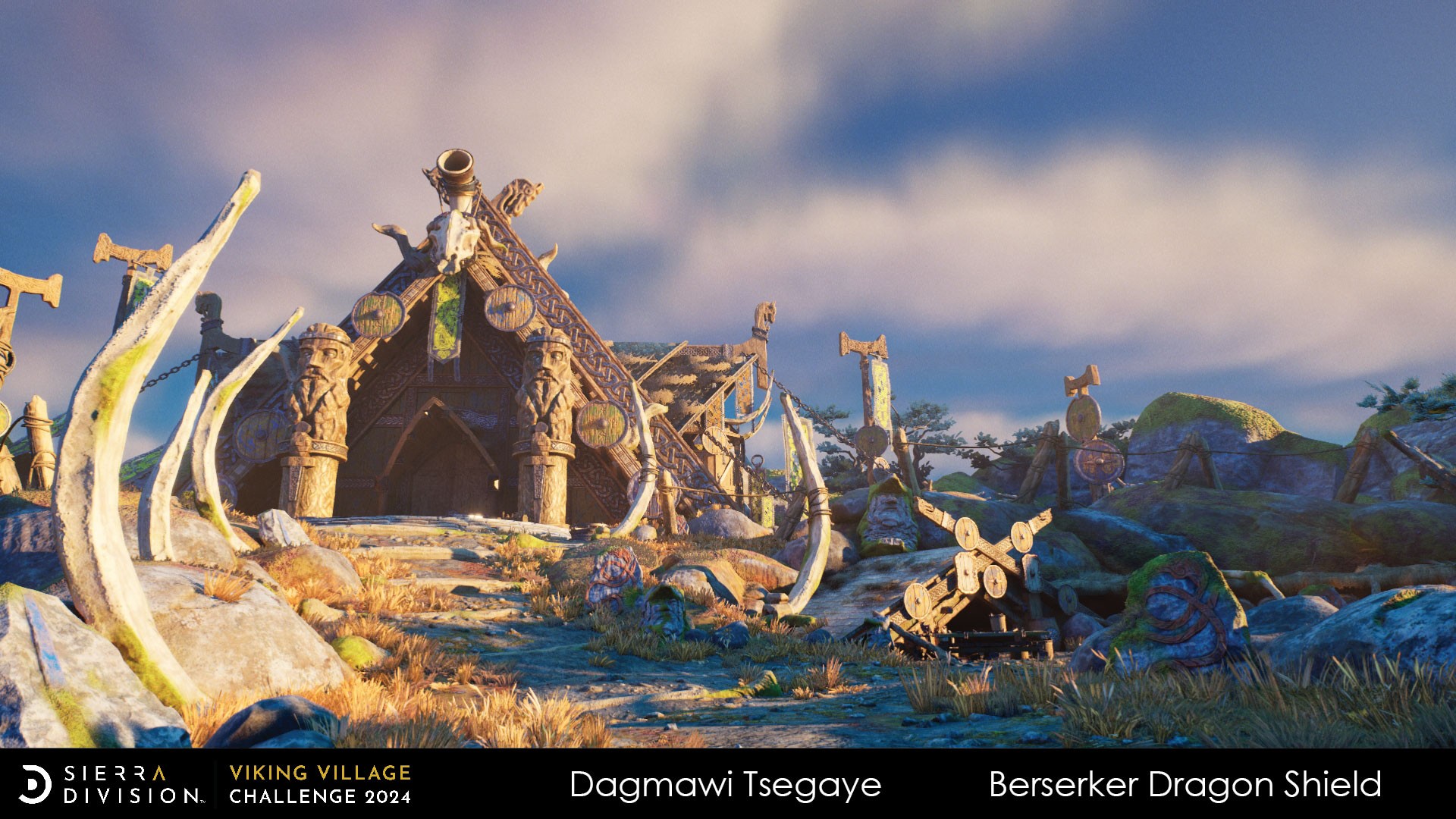 Dagmawi Tsegaye Submission Viking Village Berserker Dragon Shield